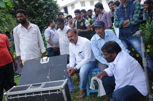 Rendaksharaalu Movie Working Stills